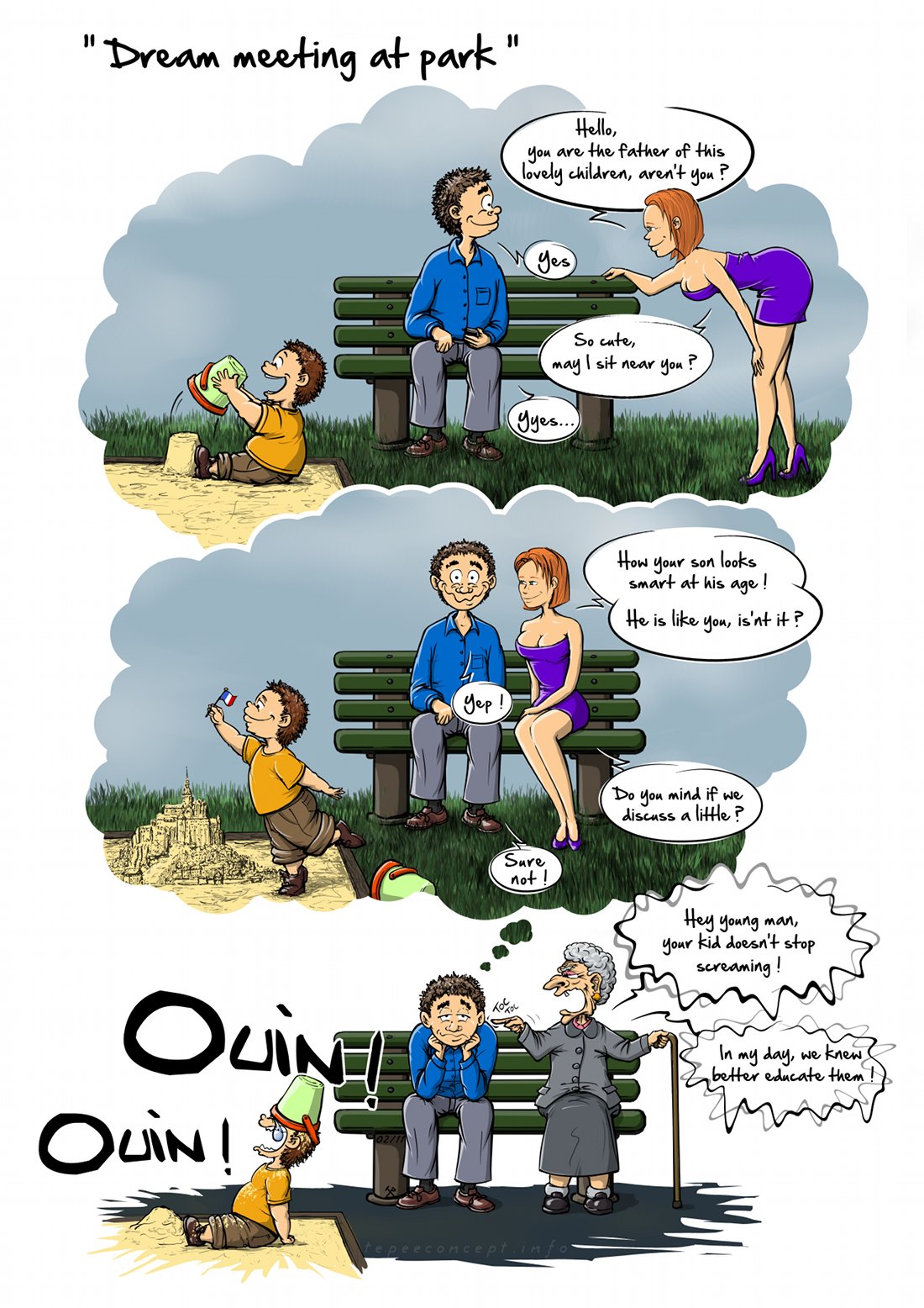 Comic Dream meeting at park