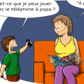 Strip "Apprentissage de la langage"