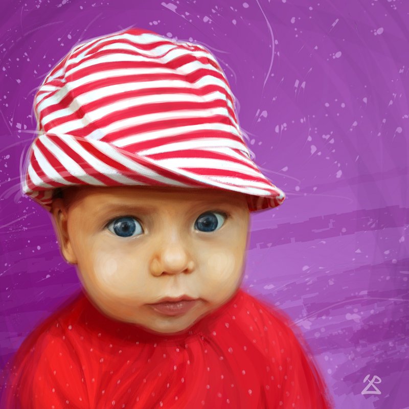 Portrait "Amélie" (version 1)