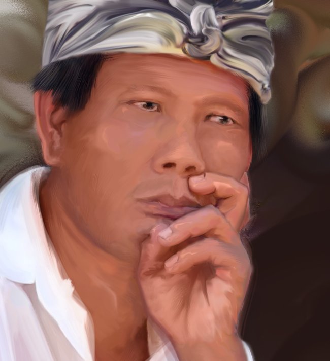 Tableau en cours : Générations balinaises (Bali)